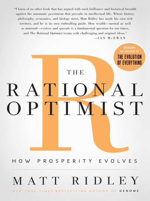 Title details for The Rational Optimist by Matt Ridley - Wait list